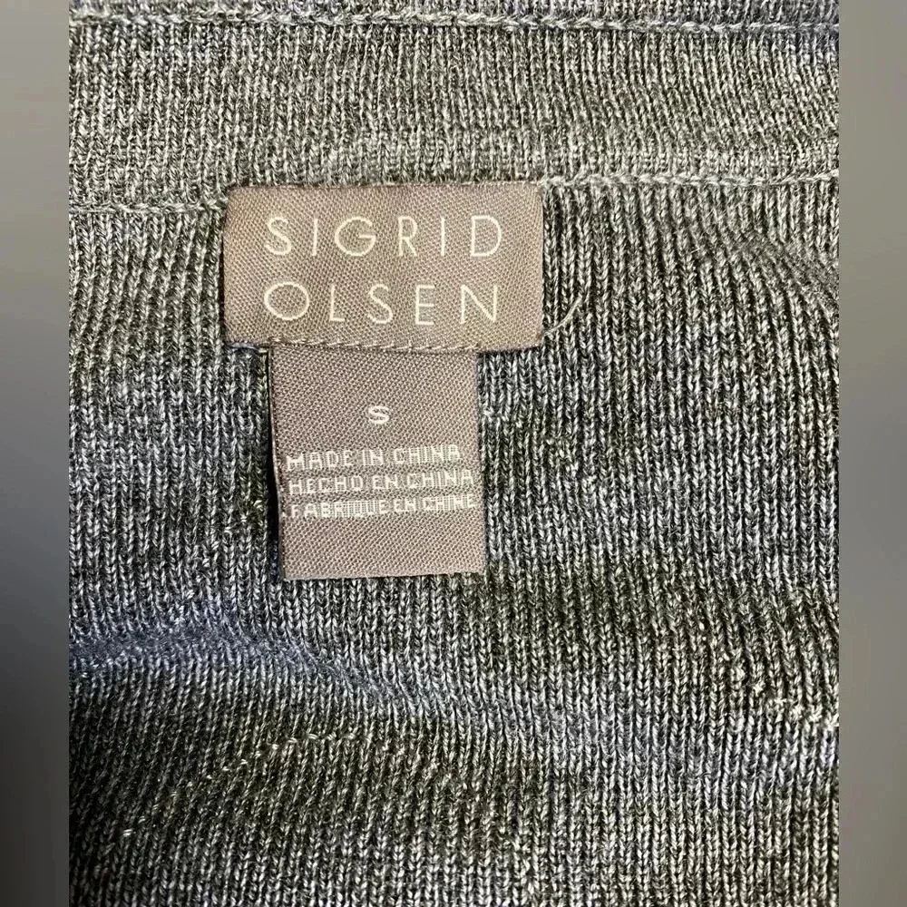 Sigrid Olsen 100% Silk Cardigan women’s‎ size S - Picture 10 of 11